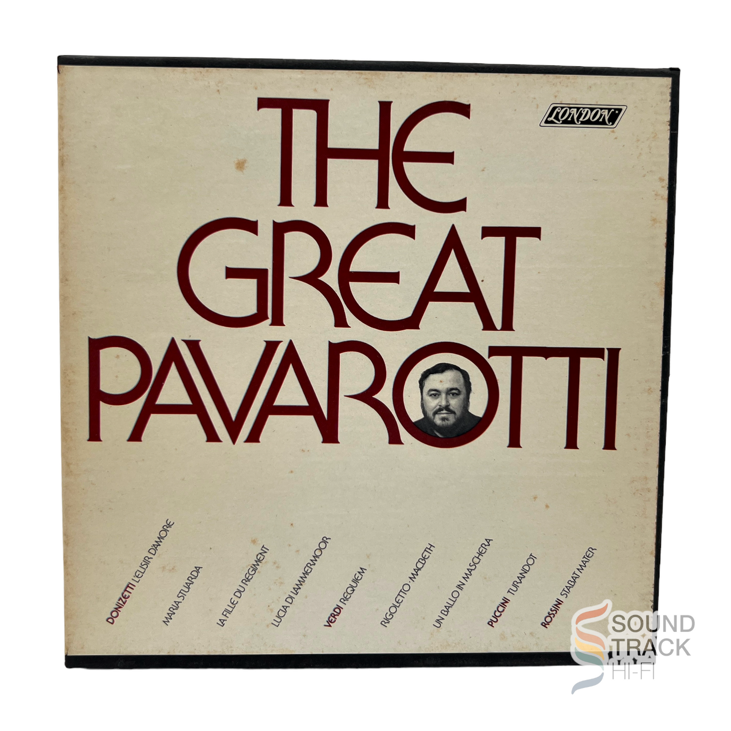 The Great Pavarotti by Luciano Pavarotti 7 1/2 IPS Reel Tape London