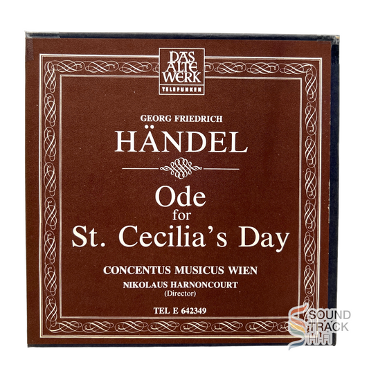 Handel Ode For St. Cecilia's Day Nikolaus Harnoncourt 7 1/2 IPS Reel Tape Dolby