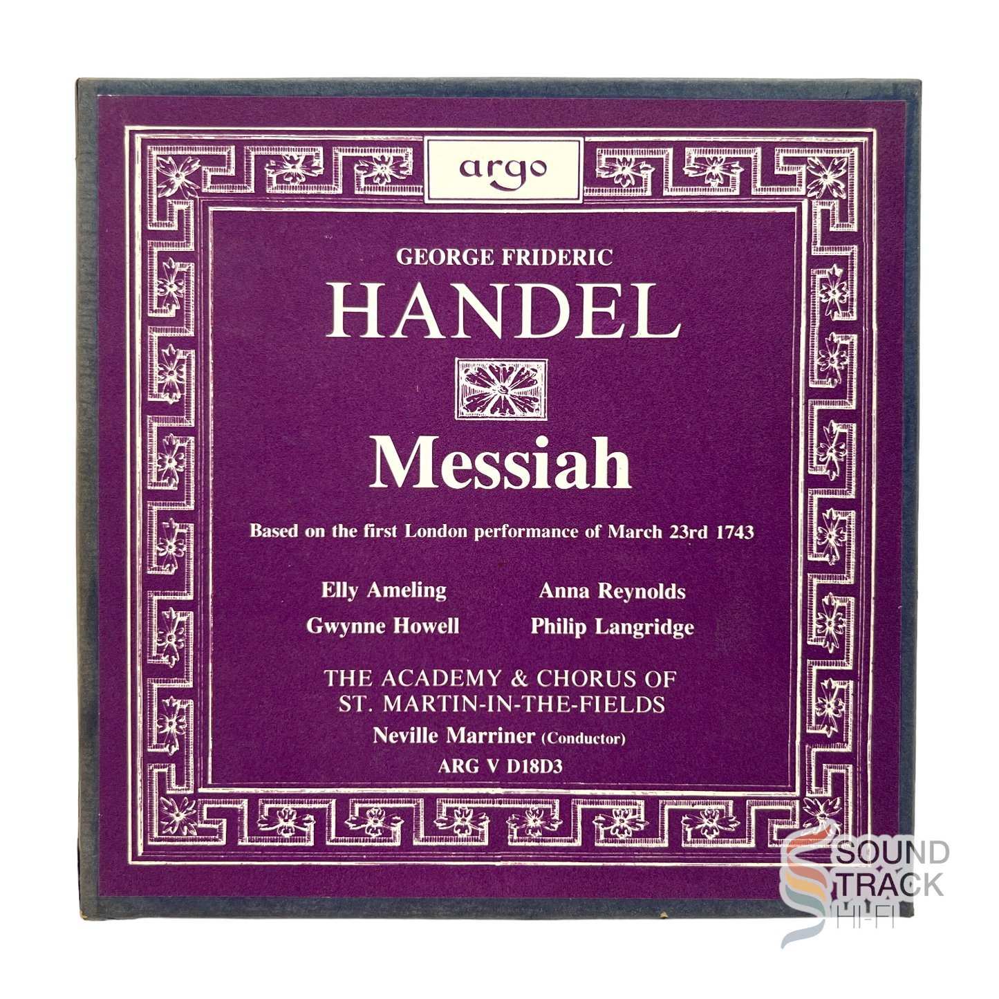 Handel Messiah Academy of St Martin In the Fields 7 1/2 IPS Reel Tape Dolby