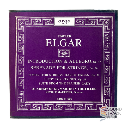 Elgar Introduction & Allegro and Serenade For Strings 7 1/2 IPS Reel Tape Dolby