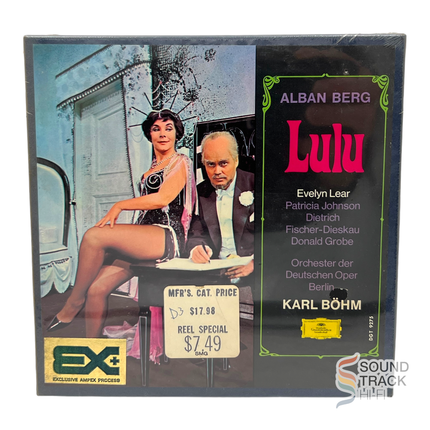 Lulu Alban Berg Evelyn Lear Karl Bohm 7 1/2 IPS Reel To Reel Tape Deutsche