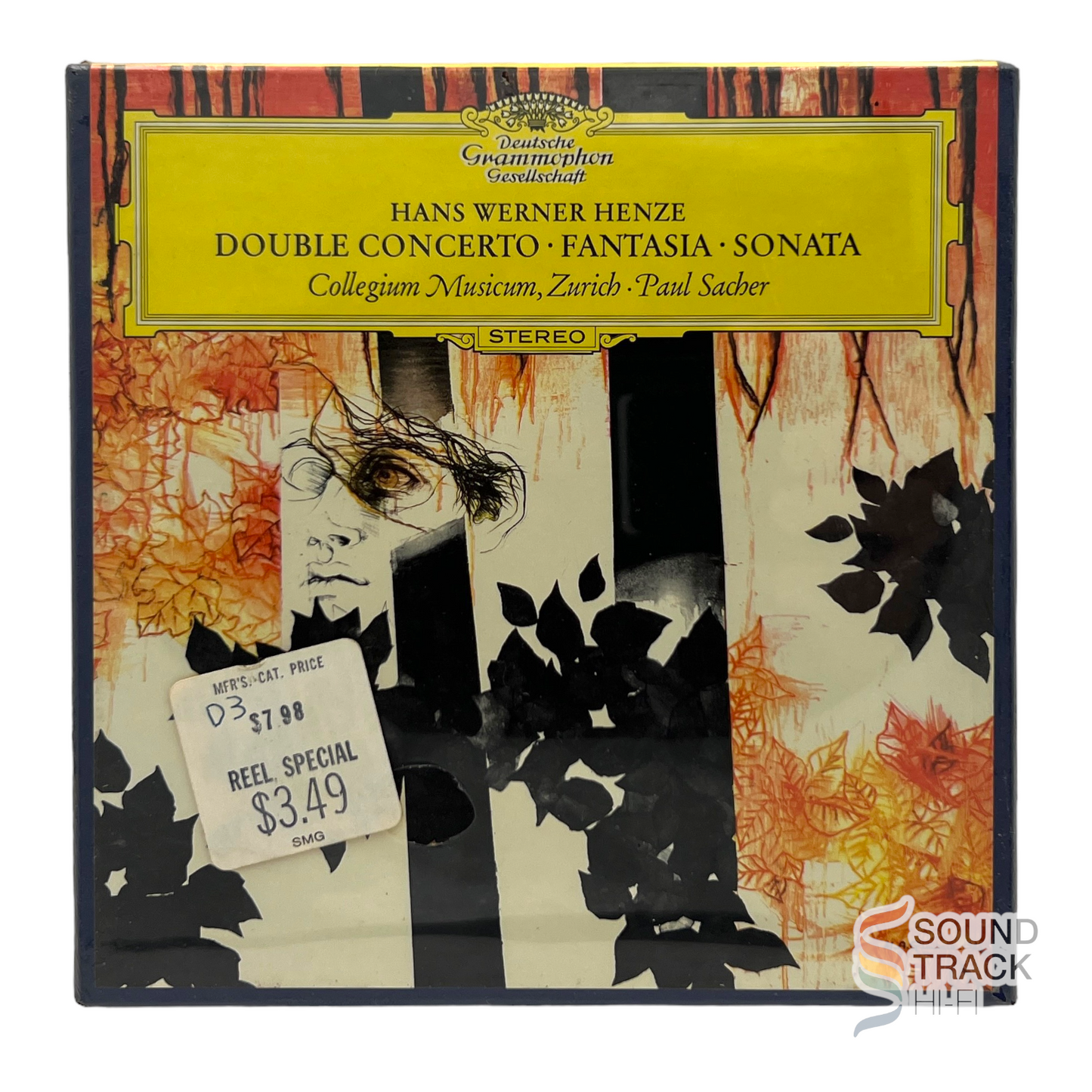 Henze Double Concerto Fantasia And Sonata 7 1/2 IPS Reel To Reel Tape Deutsche