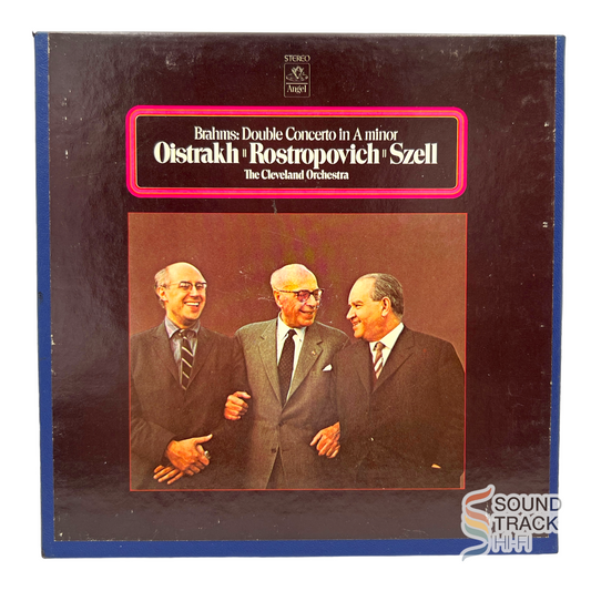 Brahms Double Concerto Oistrakh Rostropovich Szell 7.5 IPS Reel Tape Angel