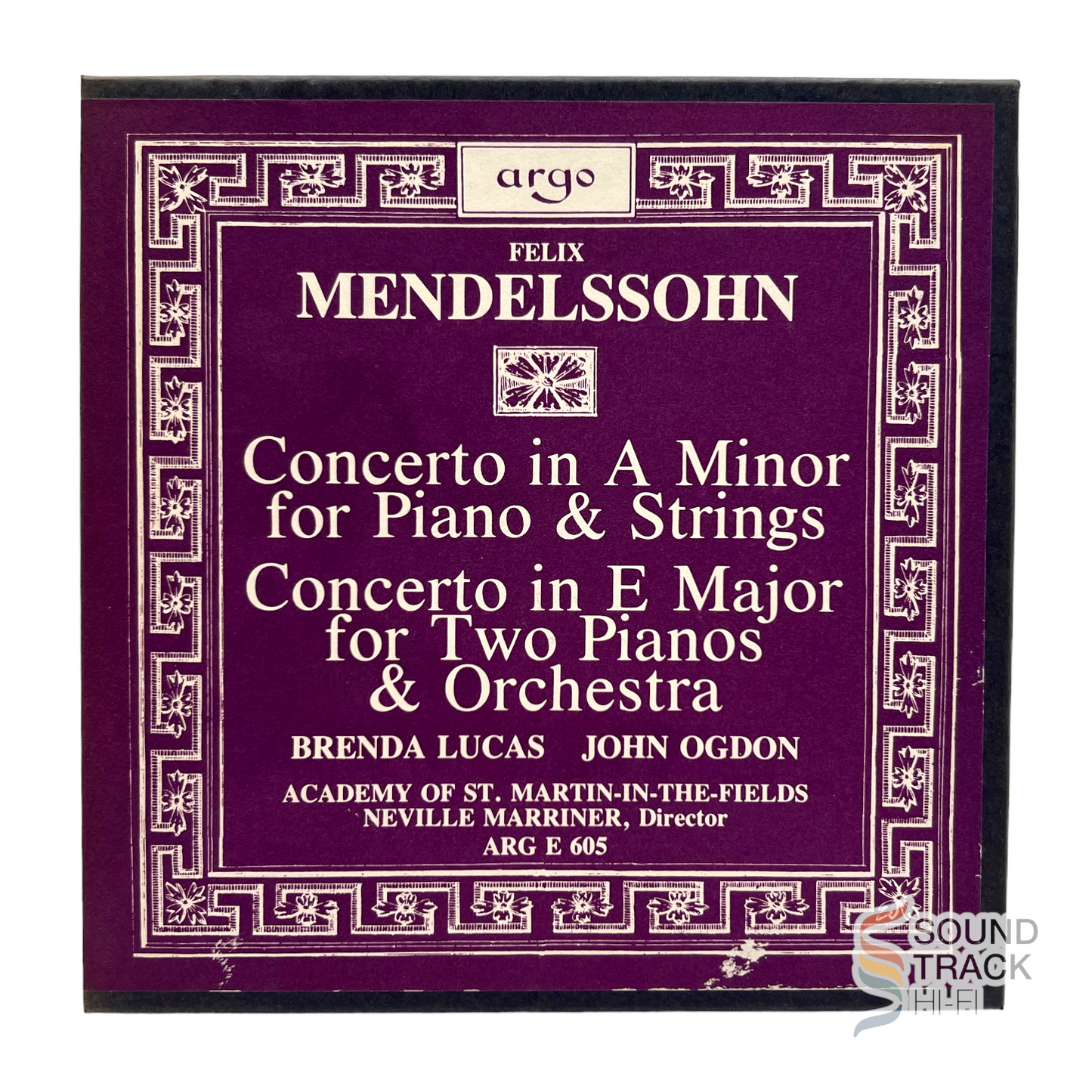 Mendelssohn: Piano Concerto St Martin In the Fields 7 1/2 IPS Reel Tape Dolby