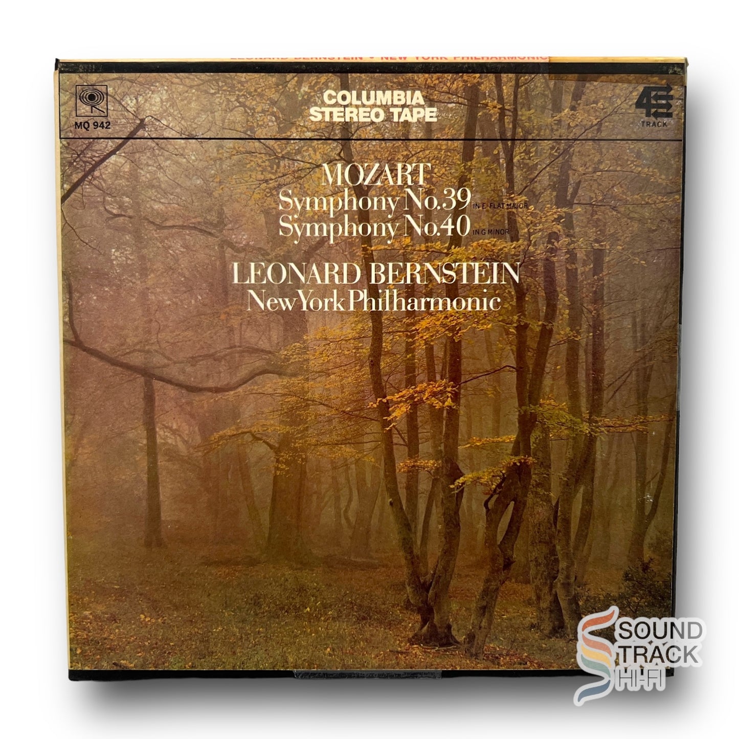 Mozart Symphony No 39 & 40 Leonard Bernstein 7.5 IPS Reel to Reel Tape Columbia