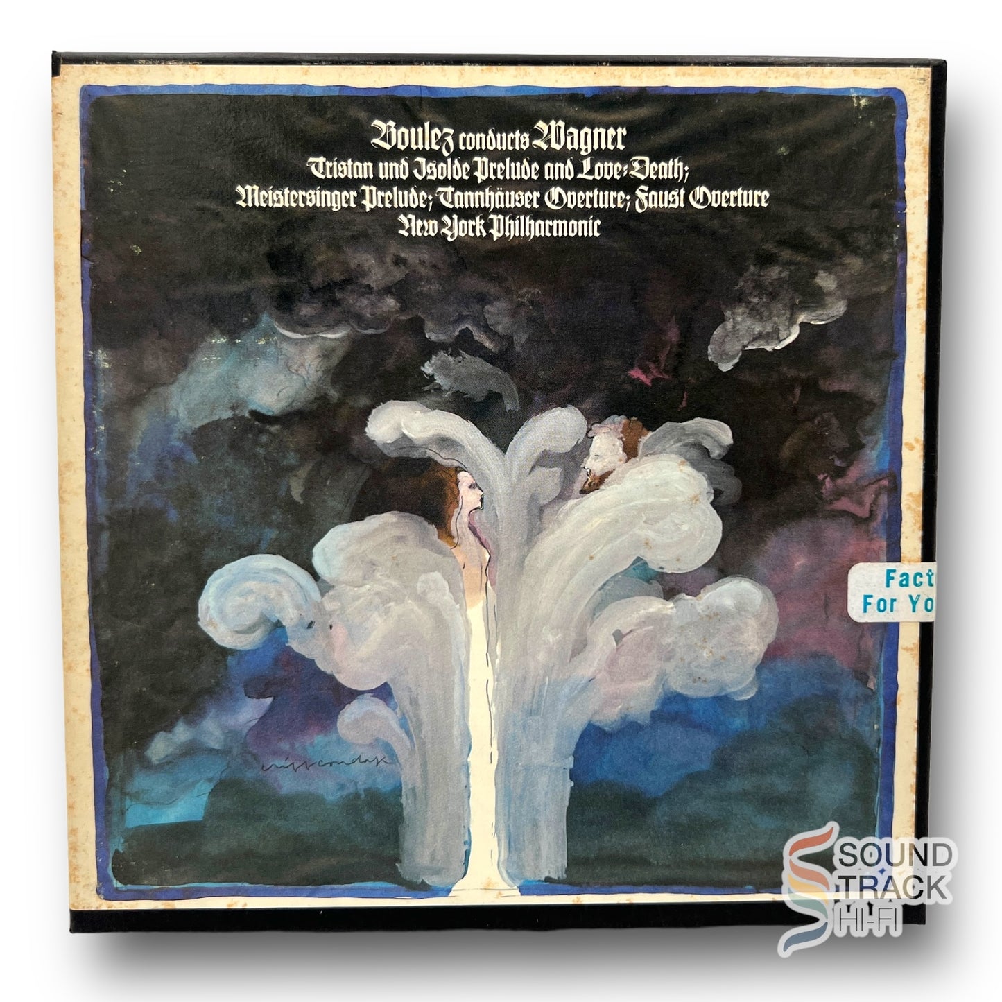 Boulez Conducts Wagner New York Philharmonic 7.5 IPS Reel to Reel Tape Columbia