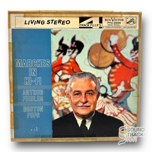 Marches In Hi-Fi Fiedler Boston Pops 7 1/2 IPS Reel To Reel Tape RCA