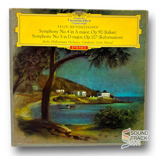 Mendelssohn Symphony No 4 & 5 Lorin Maazel 7 1/2 IPS Reel Tape Deutsche
