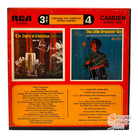 Spirit Of Christmas Little Drummer Boy Living Strings 3 3/4 IPS Reel Tape RCA