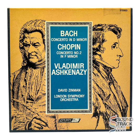 Bach Concerto In D Minor Chopin Concerto 2 Ashkenazy 7 1/2 IPS Reel Tape London