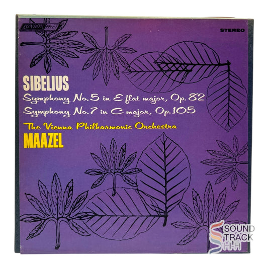 Sibelius Symphonies No 5 & 7 Vienna Phil. Maazel  7 1/2 IPS Reel Tape London