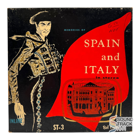 Memories Of Spain and Italy Carlos Baptista 2 Track 7.5 IPS Reel Tape Bel Canto