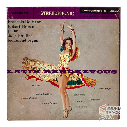 Latin Rendezvous De Haan Brown Phillips 2 Track 7 1/2 IPS Reel Tape Omega