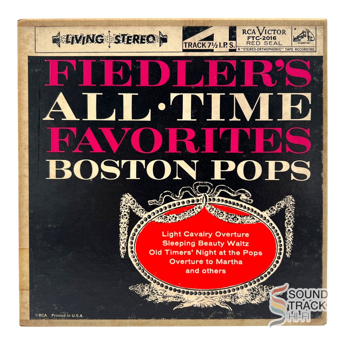 Fiedler's All Time Favorites Fiedler Boston Pops 7 1/2 IPS Reel To Reel Tape RCA