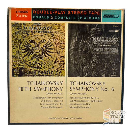 Tchaikovsky Symphony 5 & 6 Vienna Philharmonic Maazel 7.5 IPS Reel Tape London