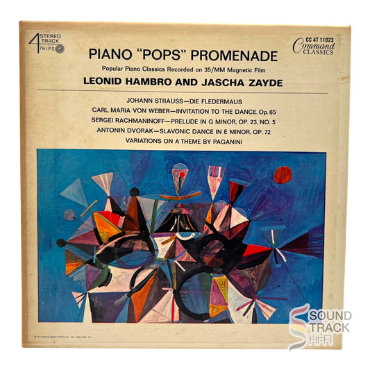 Piano Pops Promenade Leonid Hambro and Jascha Zayde 7 1/2 IPS Reel Tape Command