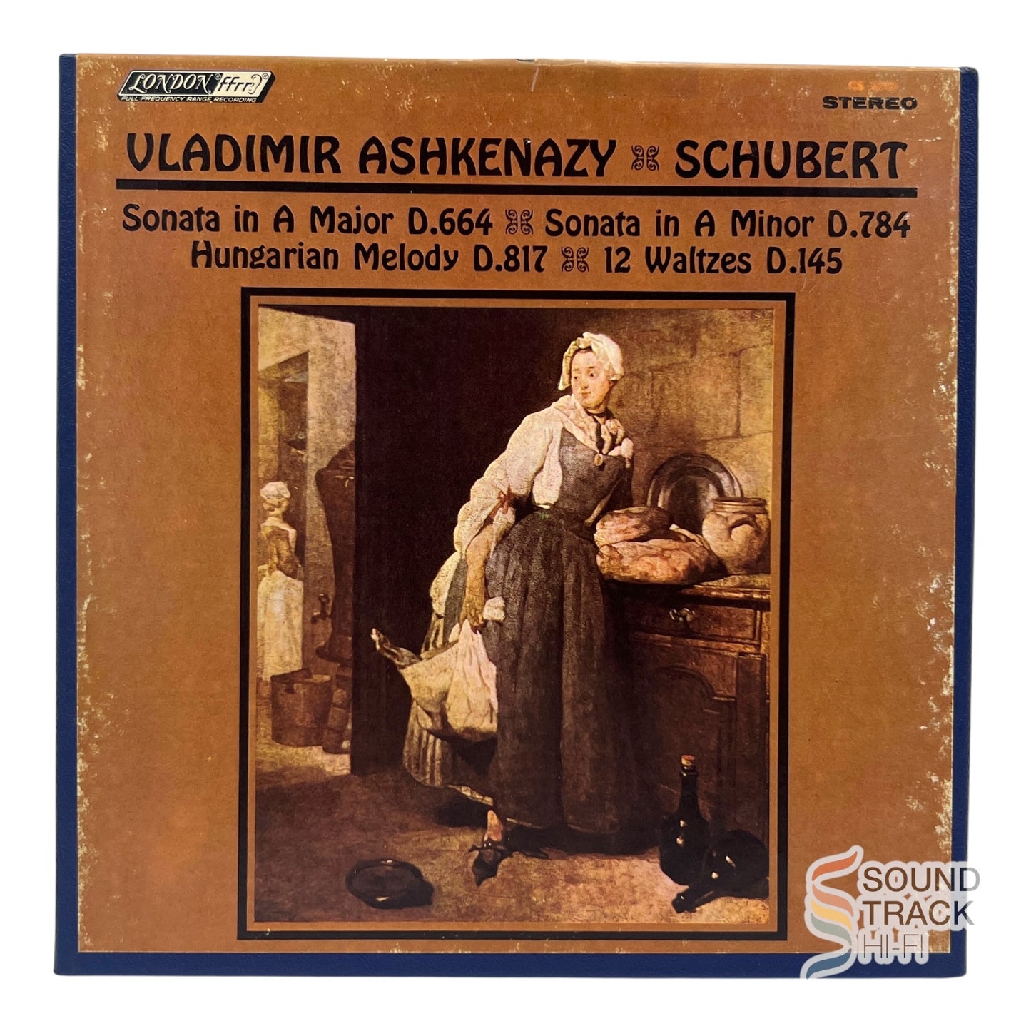 Schubert Piano Sonatas 12 Waltzes Vladimir Ashkenazy 7 1/2 IPS Reel Tape London