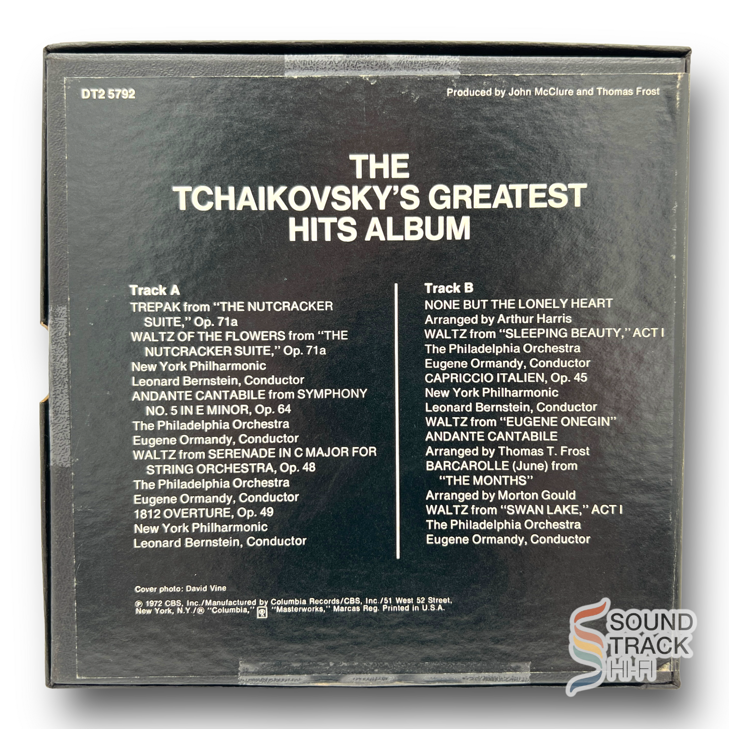 Tchaikovsky Greatest Hits Album Bernstein Ormandy 7 1/2 IPS Reel Tape Columbia