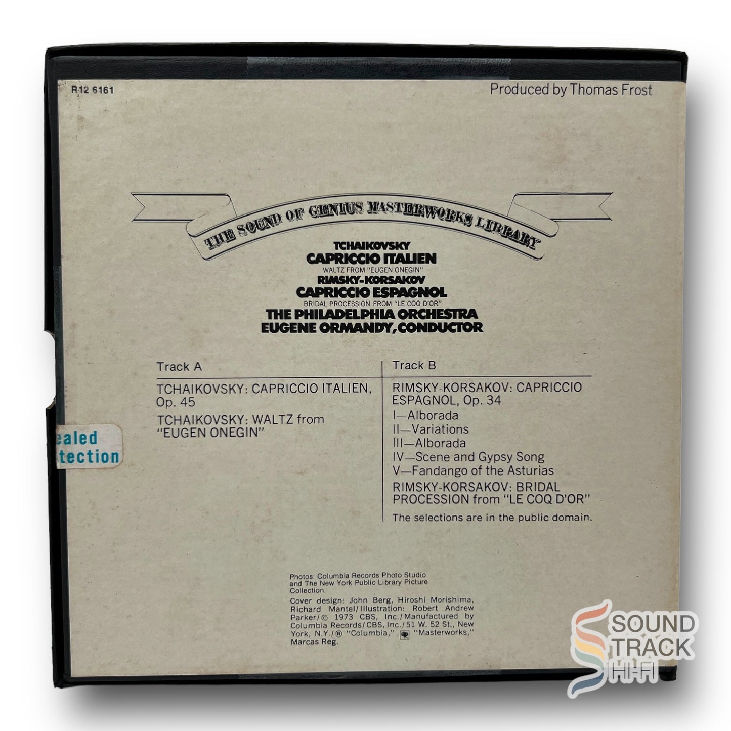 Tchaikovsky Rimsky-Korsakov Ormandy Philadelphia Orch 7.5 IPS Reel Tape Columbia