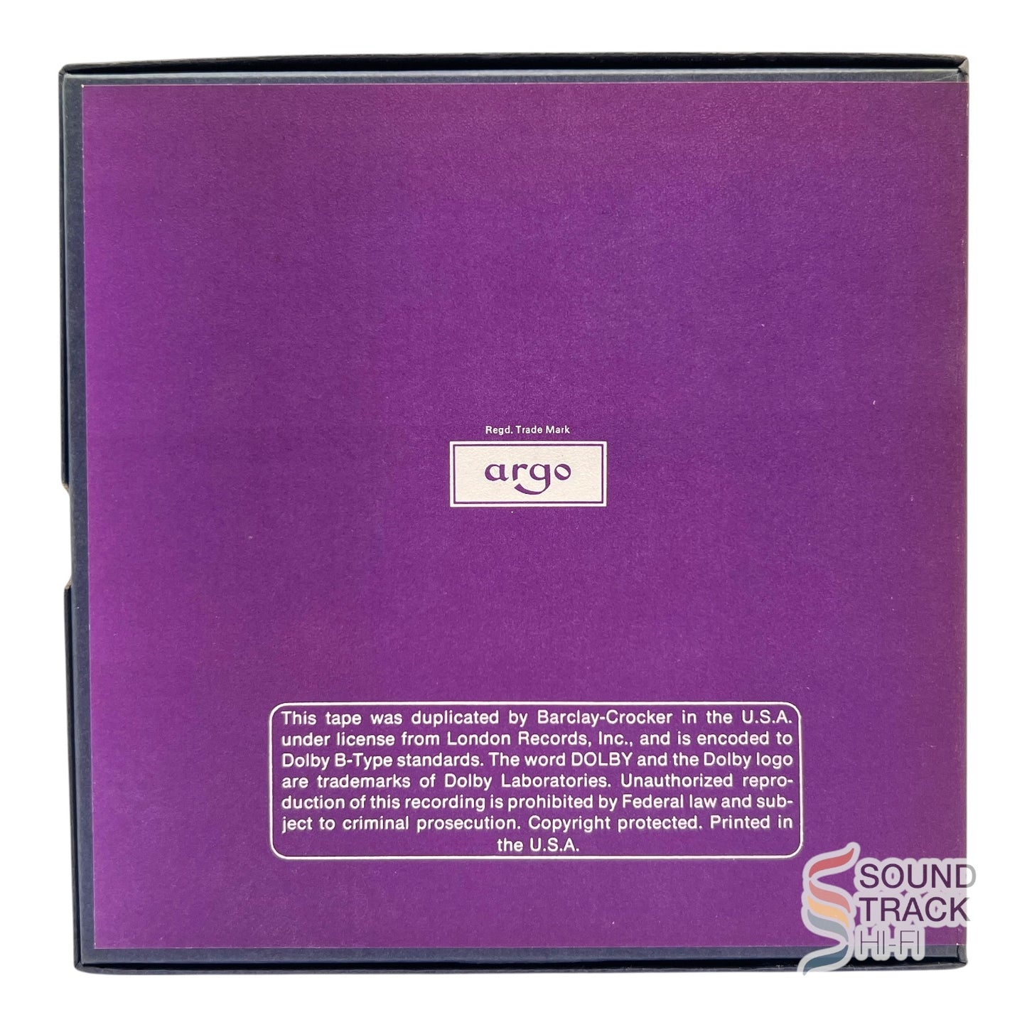 Handel: Coronation Anthems Thurston Dart Willcocks 7 1/2 IPS Reel Tape Dolby
