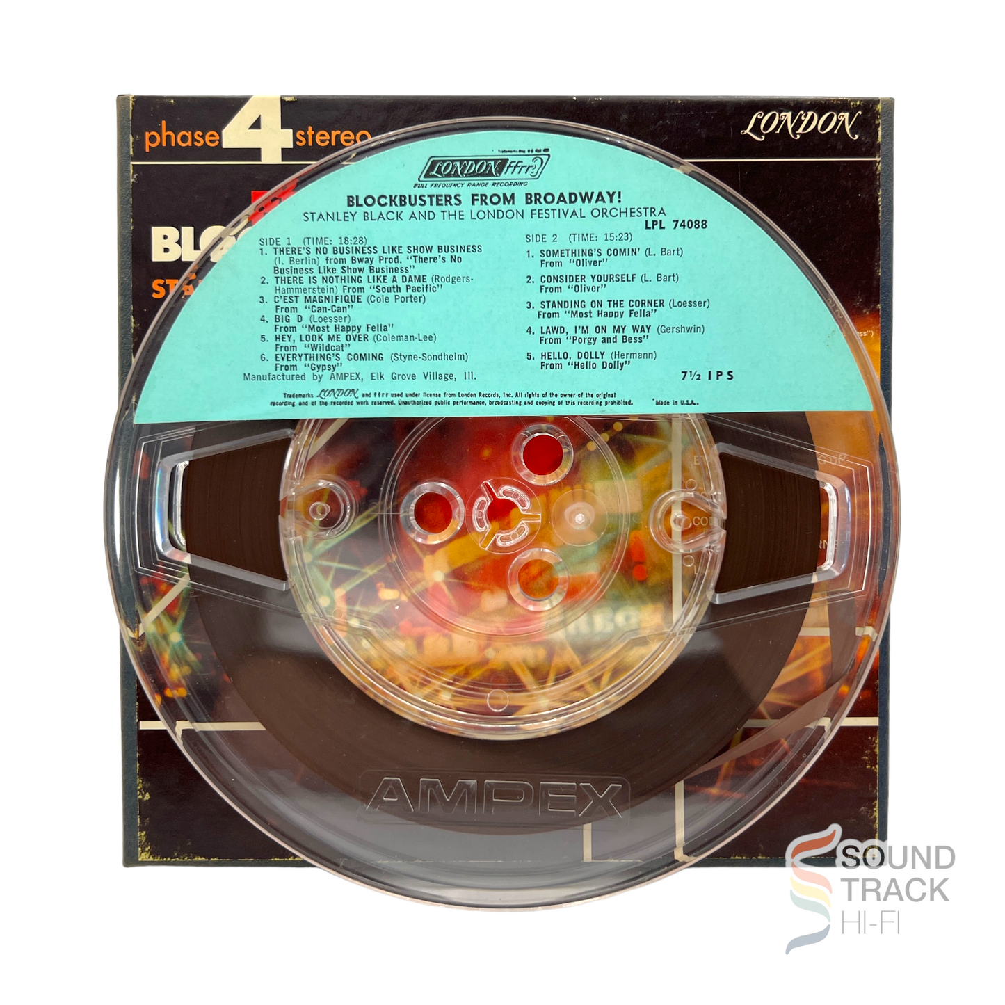 Broadway Blockbusters Stanley Black 7 1/2 IPS Reel Tape London