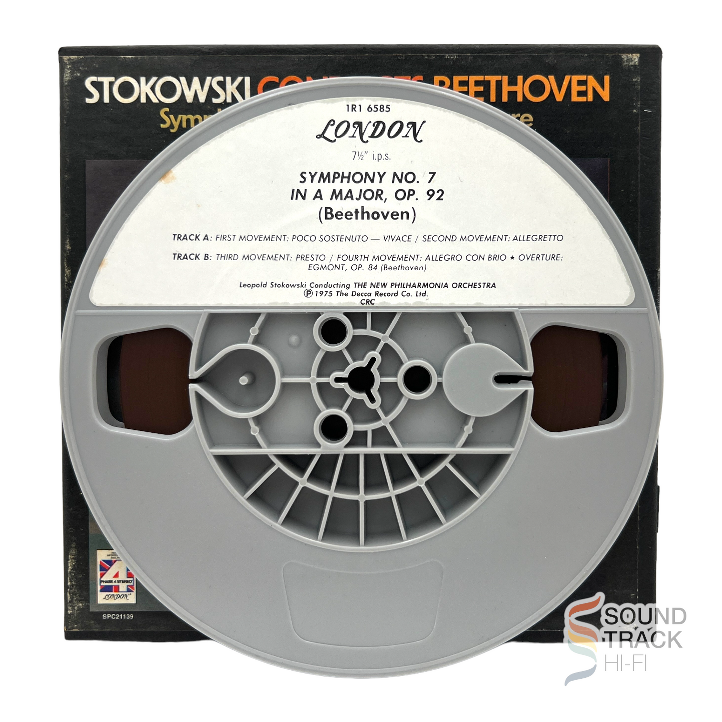 Beethoven Symphony No 7 Leopold Stokowski 7 1/2 IPS Reel Tape London