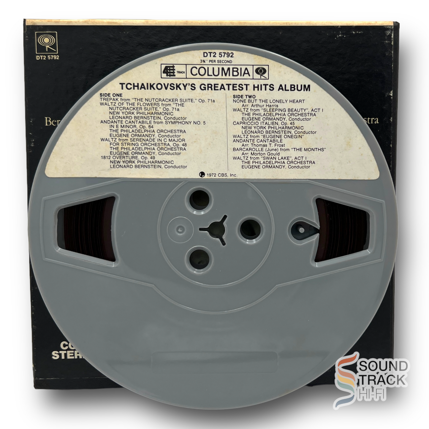 Tchaikovsky Greatest Hits Album Bernstein Ormandy 7 1/2 IPS Reel Tape Columbia