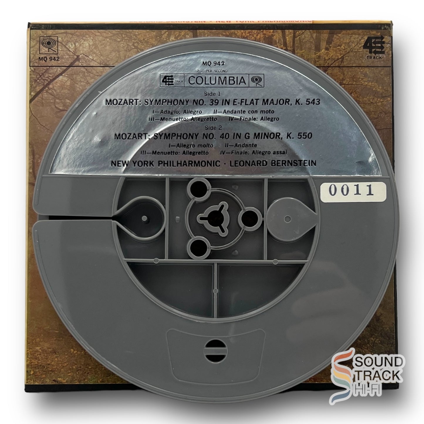 Mozart Symphony No 39 & 40 Leonard Bernstein 7.5 IPS Reel to Reel Tape Columbia