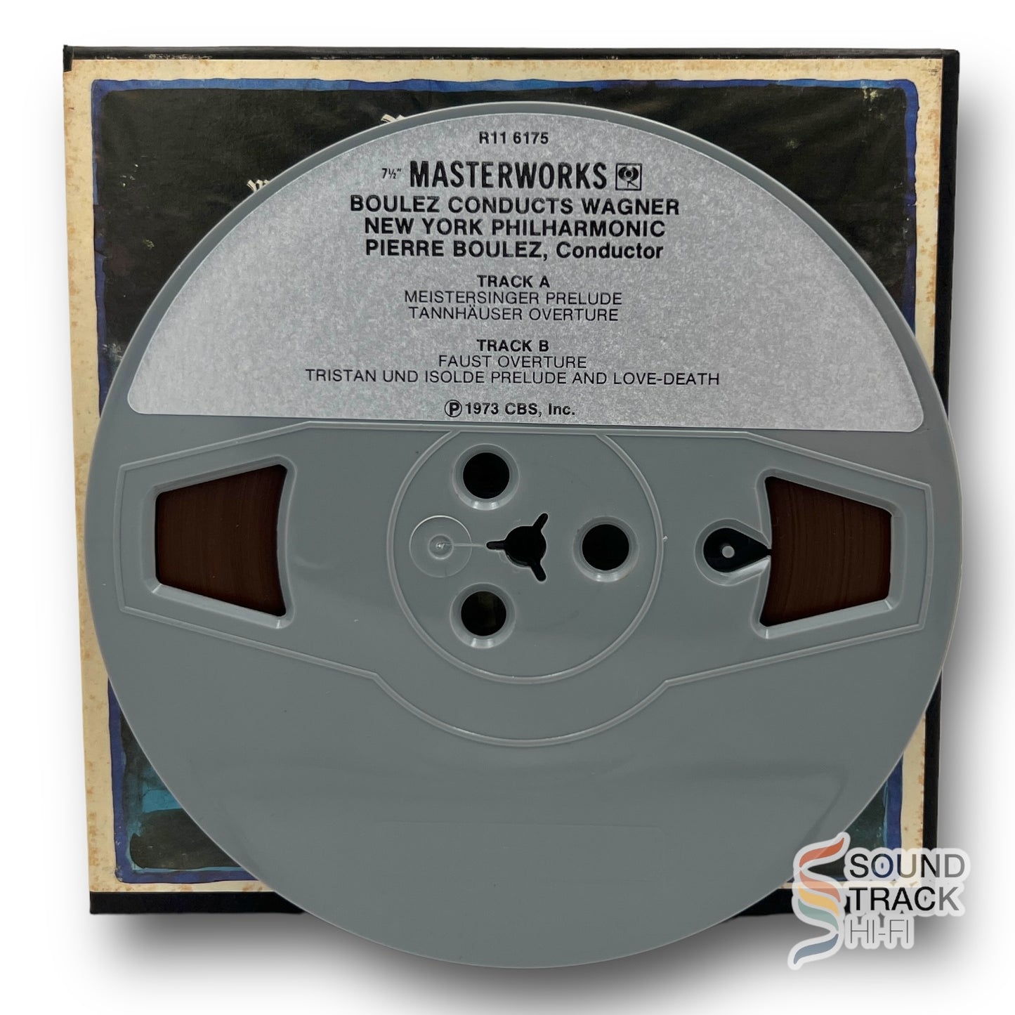 Boulez Conducts Wagner New York Philharmonic 7.5 IPS Reel to Reel Tape Columbia