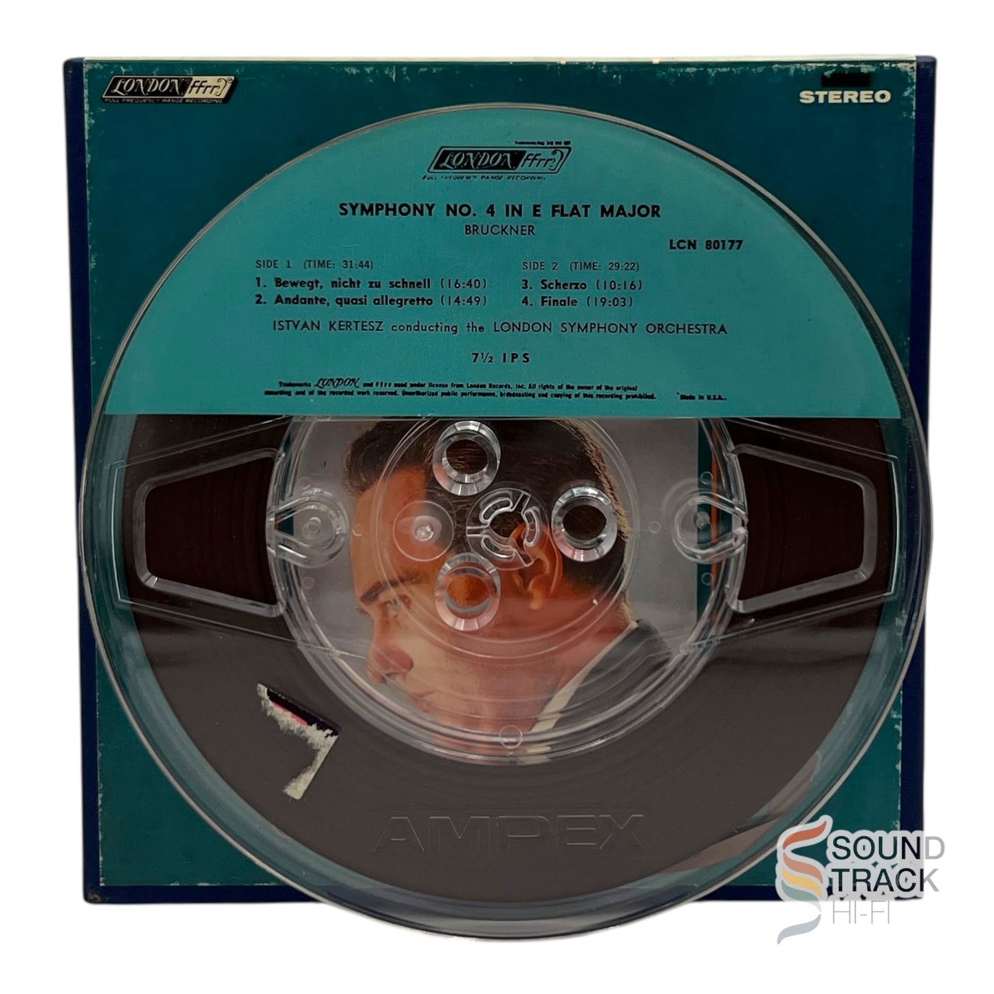 Bruckner Symphony No 4 London Symphony Kertesz 7 1/2 IPS Reel Tape London