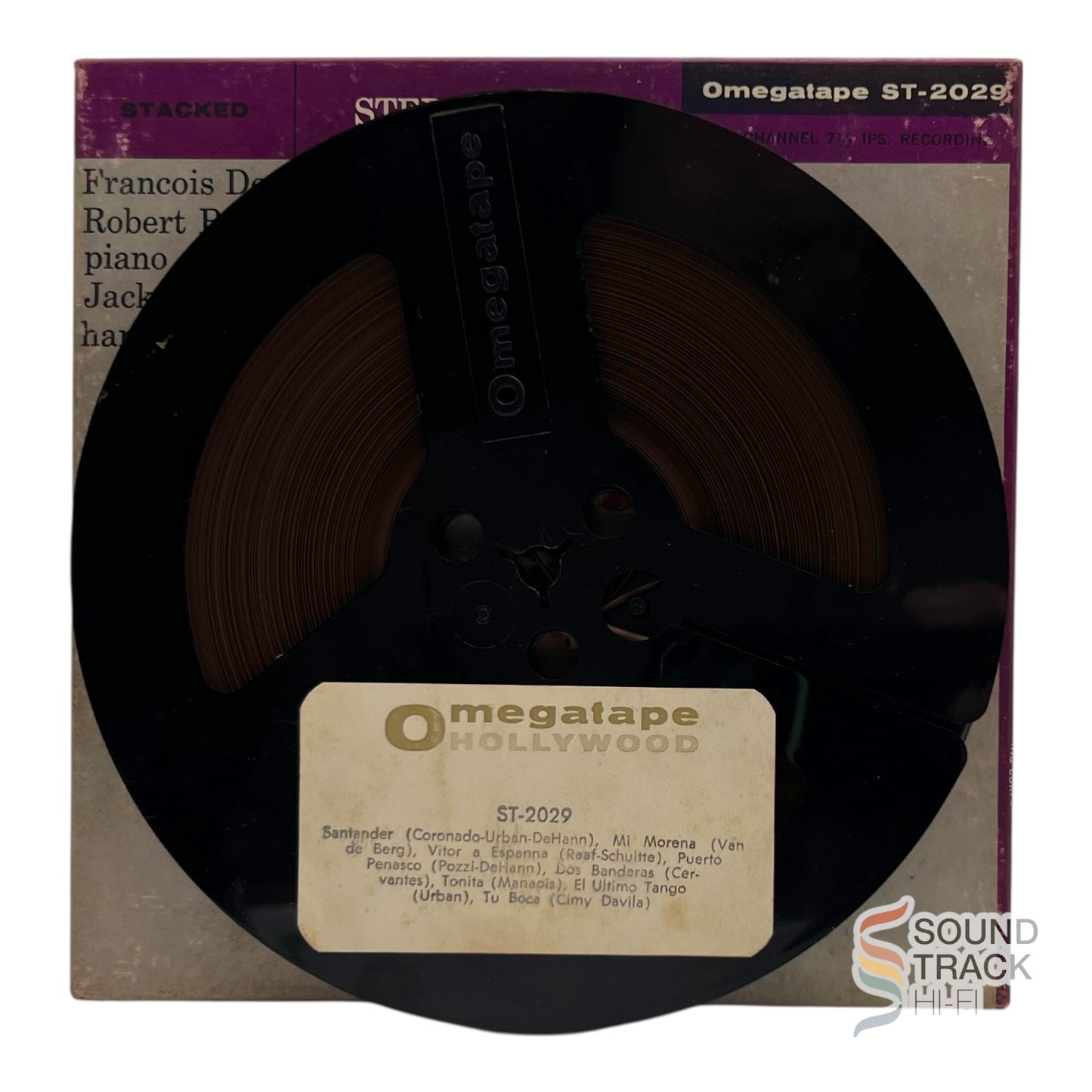 Latin Rendezvous De Haan Brown Phillips 2 Track 7 1/2 IPS Reel Tape Omega