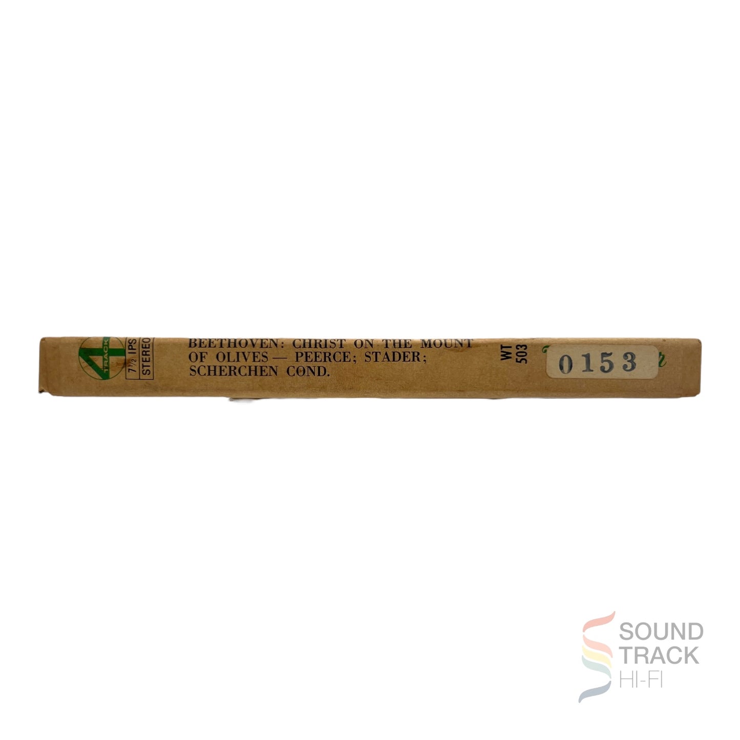 Beethoven Christ On The Mount Of Olives Peerce 7.5 IPS Reel Tape Westminster