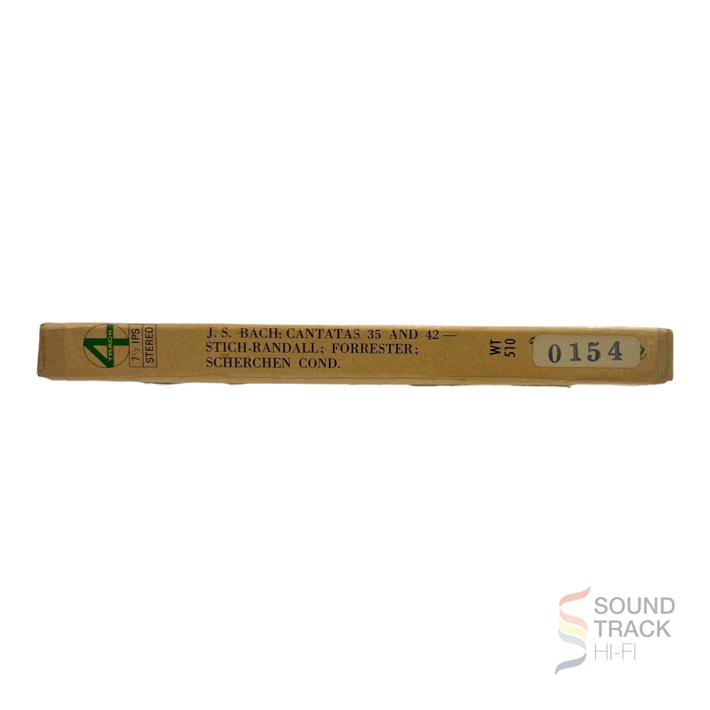 Bach Cantatas 35 and 42 Stitch-Randall Forrester 7 1/2 IPS Reel Tape Westminster