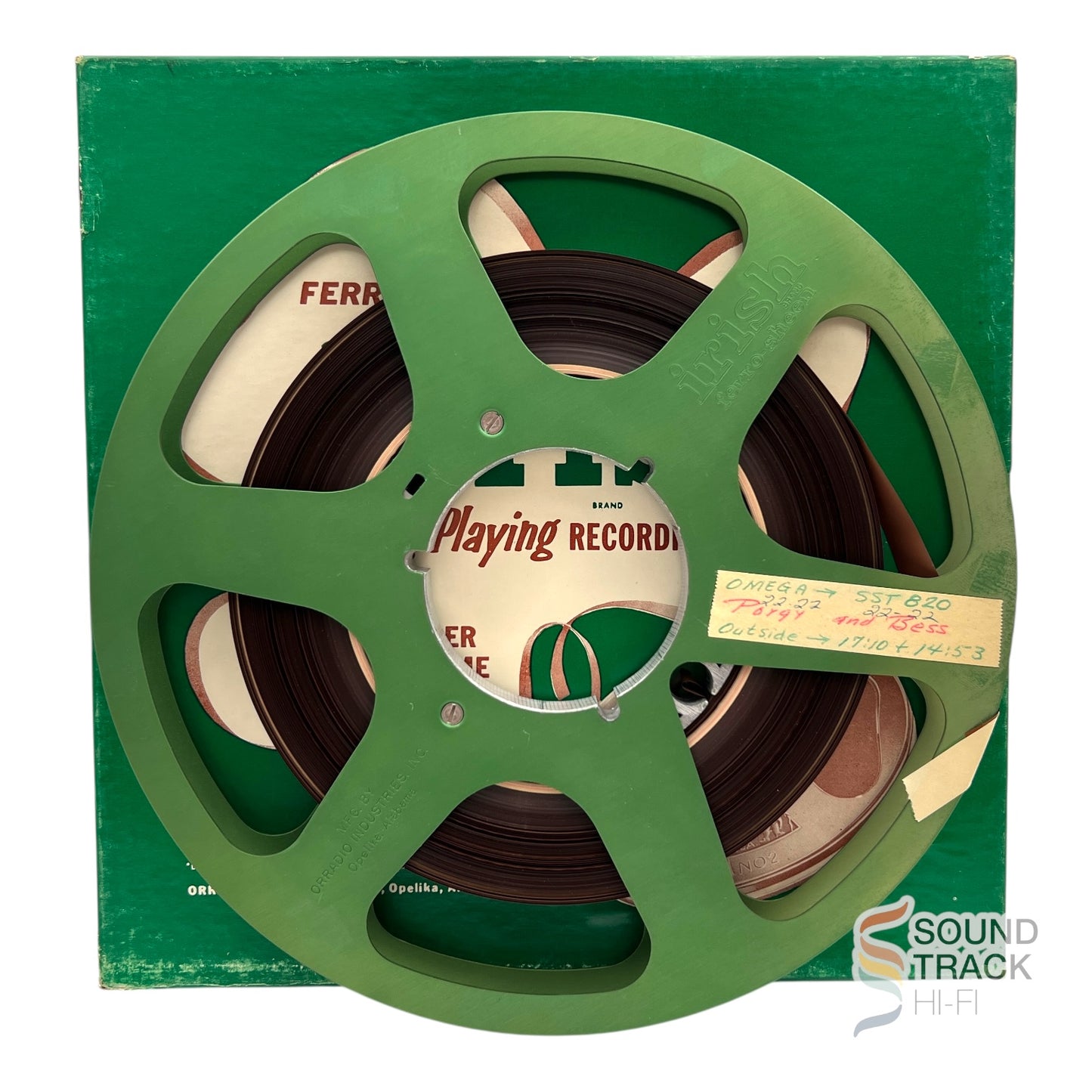 Porgy And Bess and Latin Heat with a Latin Beat Master Reel Tape SST 820/821