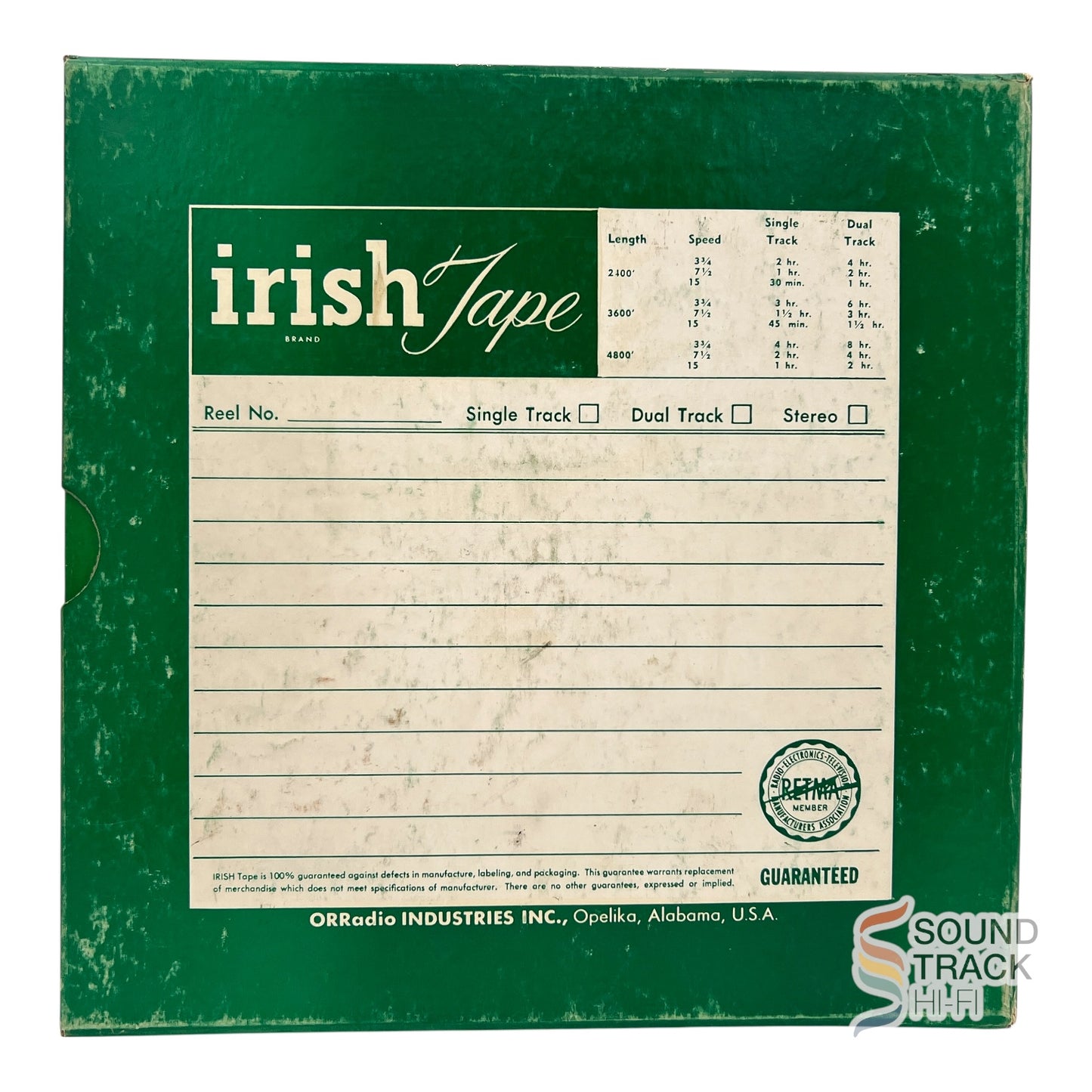 Strauss Waltzes / Flamenco By Almedia Master Reel to Reel Tape Omega SST 806/807