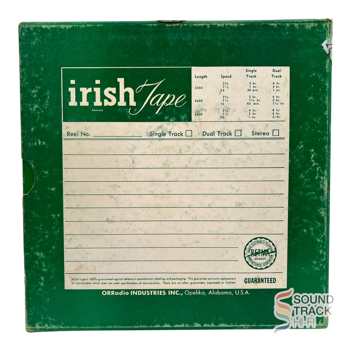 Symphony Of The West and Tribute To Woody Herman Master Reel Tape SST 814/815