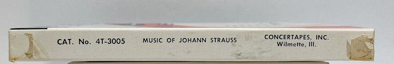 Music Of Johann Strauss Leonard Sorkin Reel to Reel Tape 7 1/2 IPS Concertapes