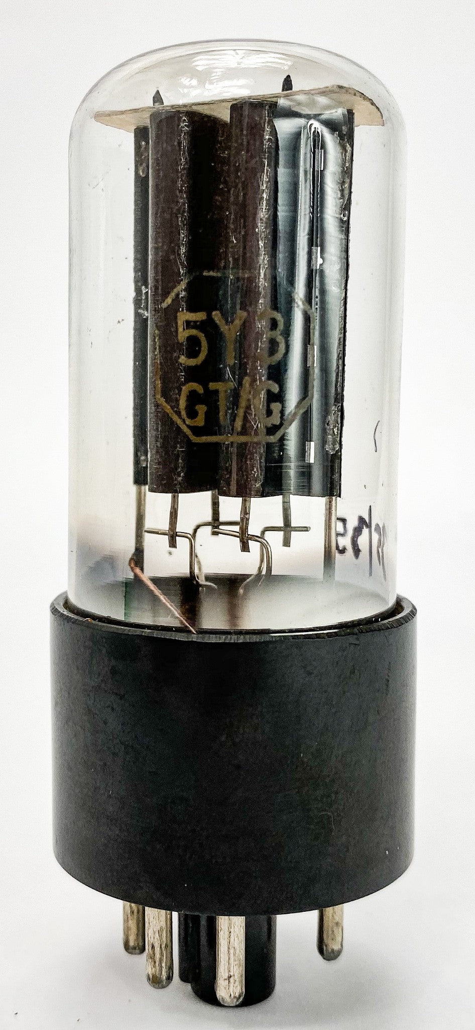 RCA 5Y3GT Black Plate Foil D Getter Balanced Vacuum Tube