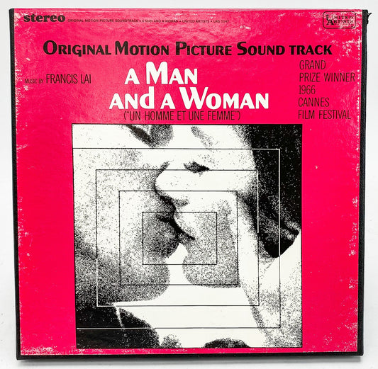 A Man And A Woman Soundtrack Reel to Reel Tape 7 1/2 IPS United