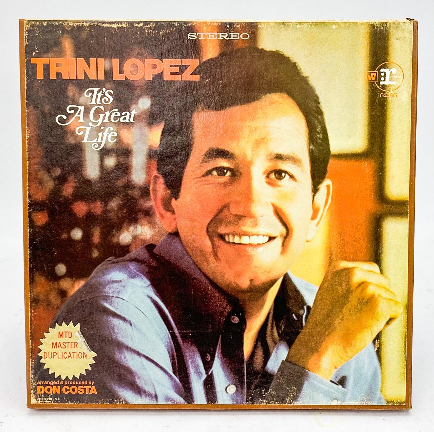 Trini Lopez It's A Great Life Reel to Reel Tape 7 1/2 IPS Reprise Master