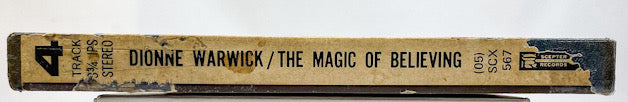 The Magic Of Believing by Dionne Warwick Reel to Reel Tape 3 3/4 IPS Scepter
