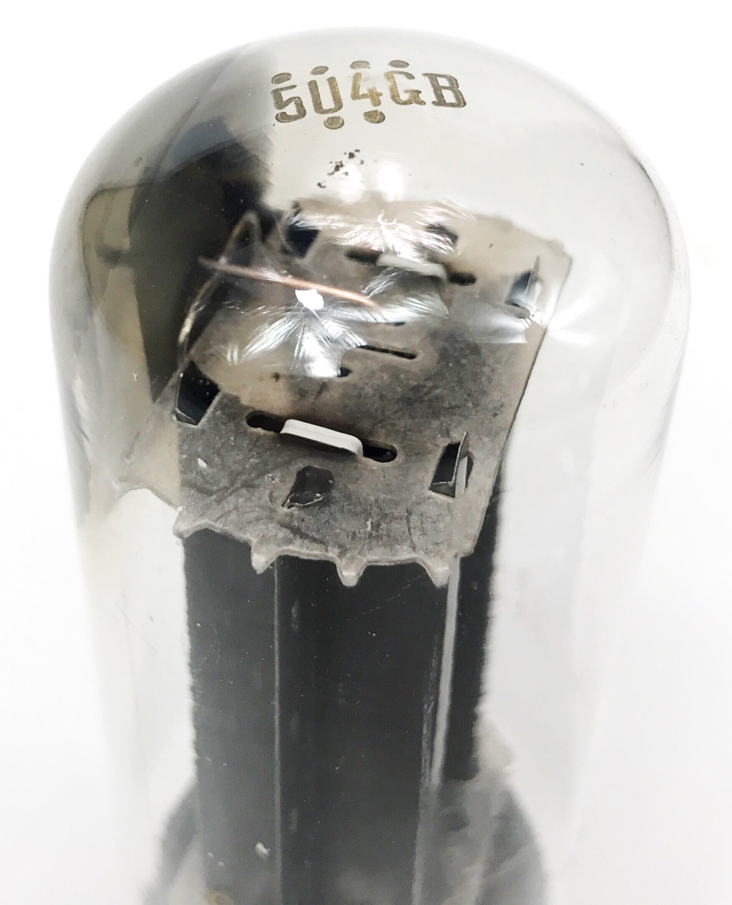 RCA / CONN 5U4GB Smooth Black Plate Top D Getter Balanced Rectifier Tube