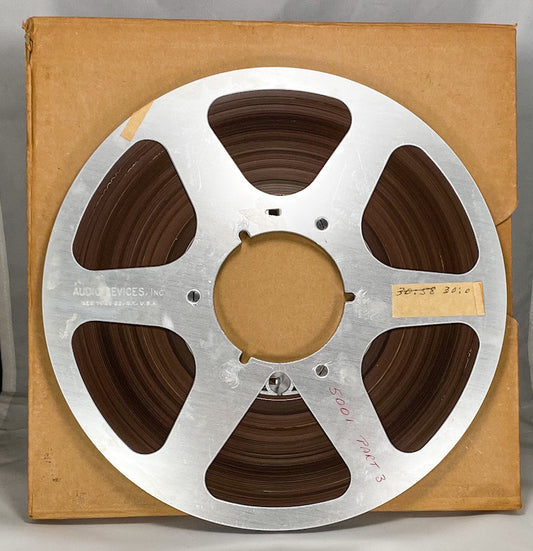 Magnetronics Protestant Master 15 IPS 10.5" Audiotape Reel to Reel Tape 5001 PT3