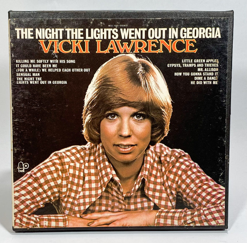 Night The Lights Went Out In Georgia Vicki Lawrence Reel to Reel Tape 3.75" Bell