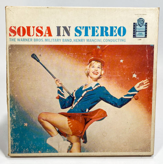 Sousa In Stereo Henry Mancini Reel to Reel Tape 7 1/2 IPS Warner Bros