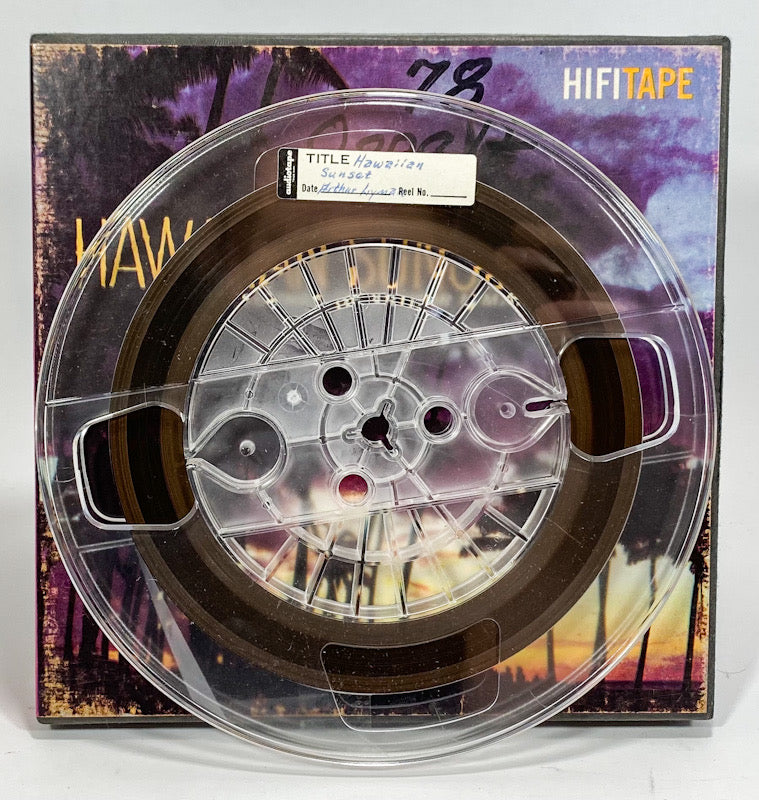 Hawaiian Sunset Arthur Lyman Reel to Reel Tape 7 1/2 IPS HiFi Tape