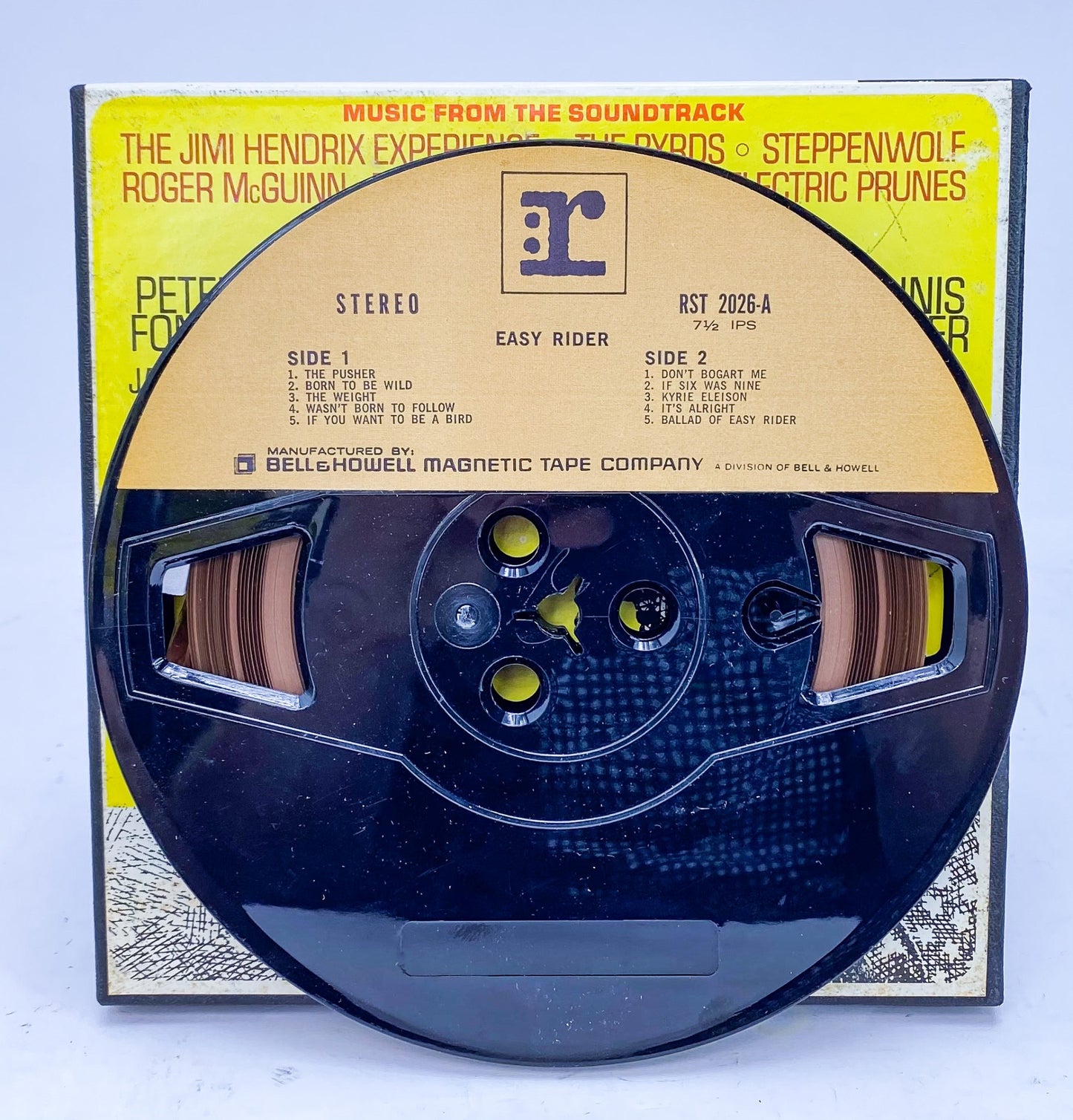 Easy Rider Soundtrack Reel to Reel Tape 7 1/2 IPS Reprise Jimi Hendrix –  Soundtrack Hi-Fi