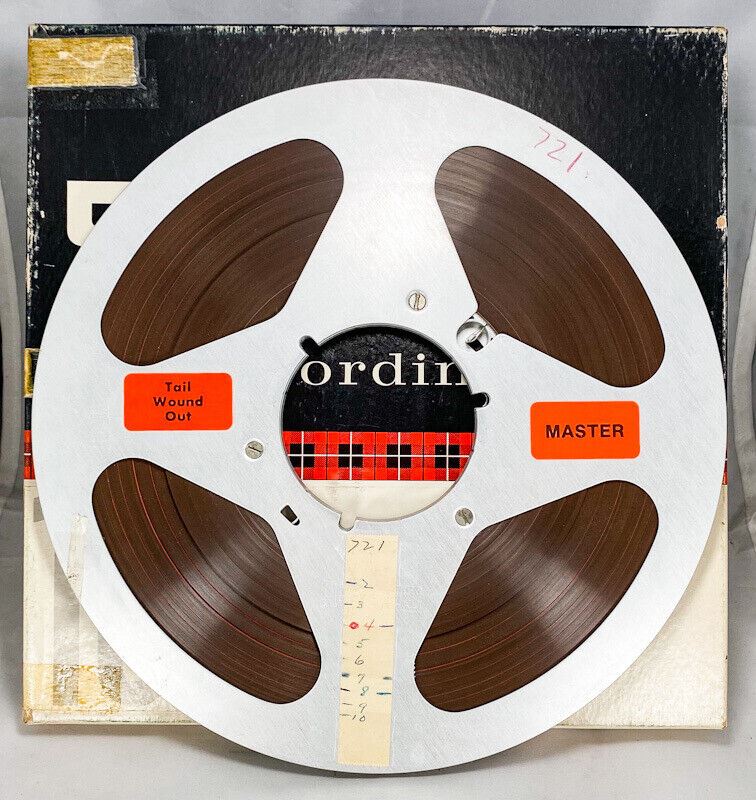 Frank Chacksfield Master Tape 15 IPS 10.5" Scotch Reel to Reel Tape Mono 721