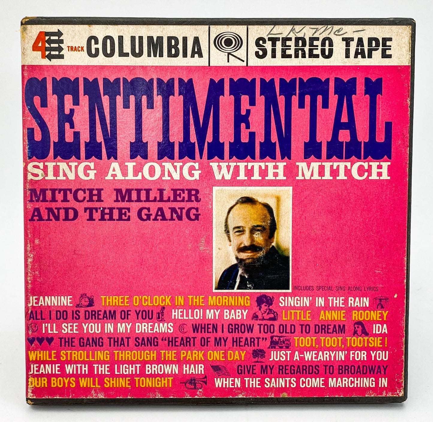 Mitch Miller Sentimental Sing Along Reel to Reel Tape 7 1/2 IPS Columbia