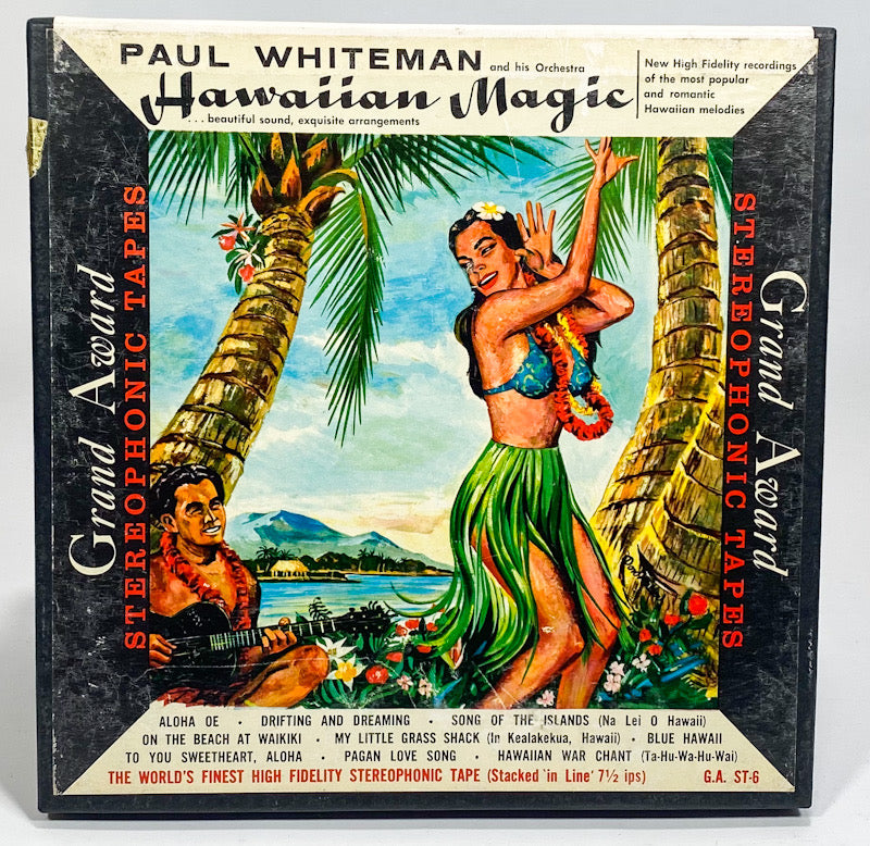 Hawaiian Magic Paul Whiteman Reel to Reel Tape 7 1/2 IPS Grand Award Two Track